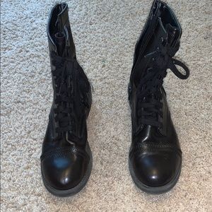 Black Combat Boots